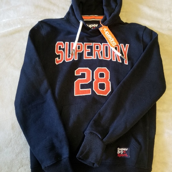 superdry applique hoodie